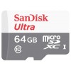 Карта памяти SanDisk microSDXC 64GB Class 10 UHS-I 48MB/s Ultra (с адаптером) (SDSQUNB-064G-GN3MA)